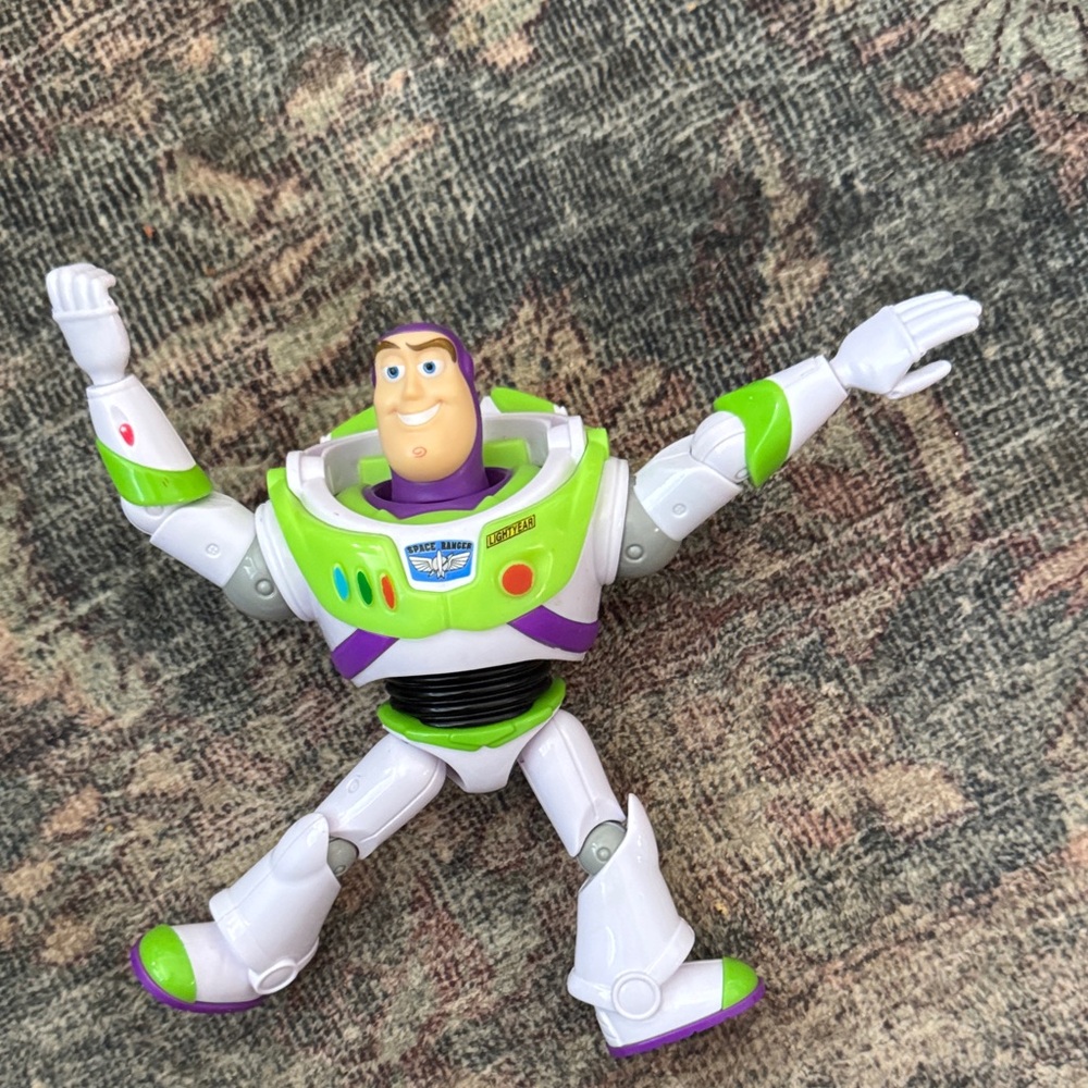 Disney Buzz Lightyear Figure - Green, White, Purple